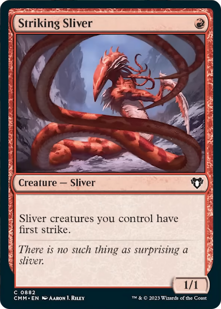 Striking Sliver [Commander Masters] | L.A. Mood Comics and Games
