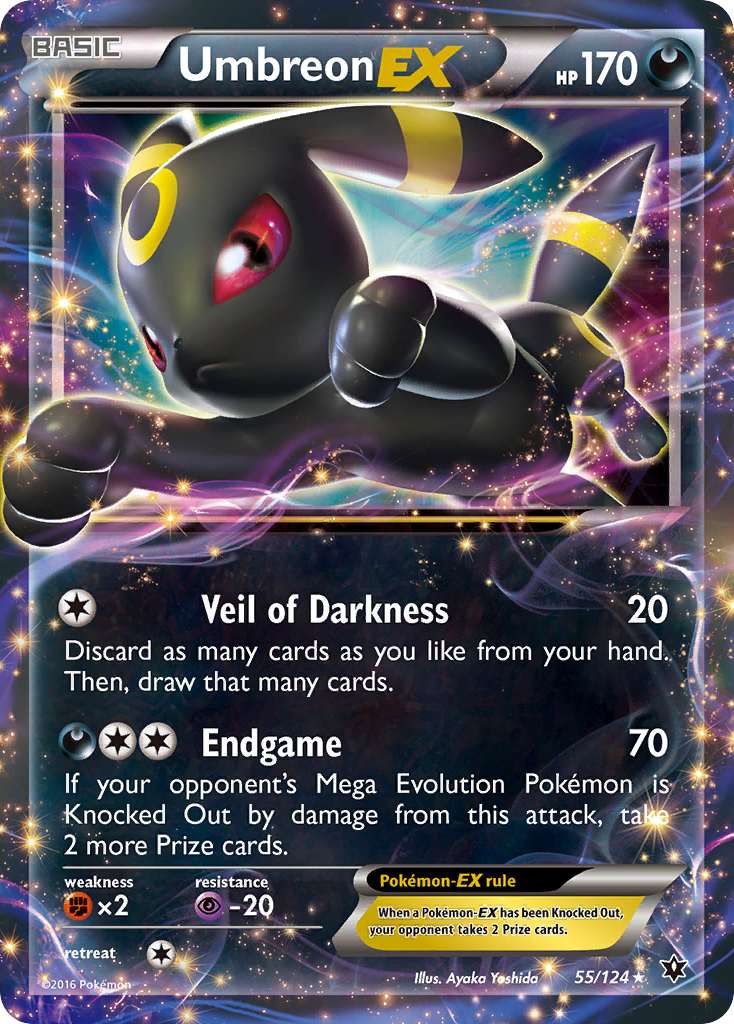 Umbreon EX (55/124) [XY: Fates Collide] | L.A. Mood Comics and Games