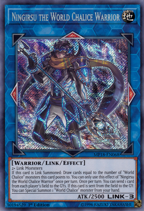Ningirsu the World Chalice Warrior [MP18-EN068] Secret Rare | L.A. Mood Comics and Games