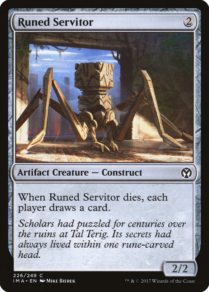 Runed Servitor [Iconic Masters] | L.A. Mood Comics and Games