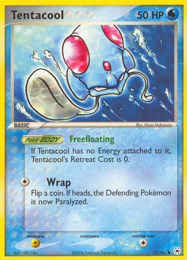 Tentacool (77/101) [EX: Hidden Legends] | L.A. Mood Comics and Games