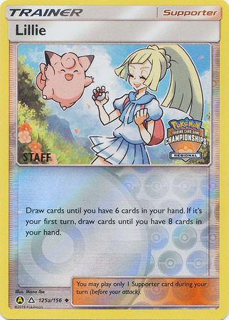 Lillie (125a/156) (Regional Promo Staff) [Sun & Moon: Ultra Prism] | L.A. Mood Comics and Games