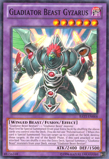 Gladiator Beast Gyzarus [BATT-EN008] Starfoil Rare | L.A. Mood Comics and Games