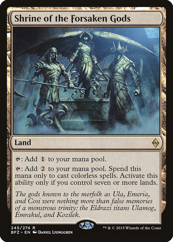 Shrine of the Forsaken Gods [Battle for Zendikar] | L.A. Mood Comics and Games