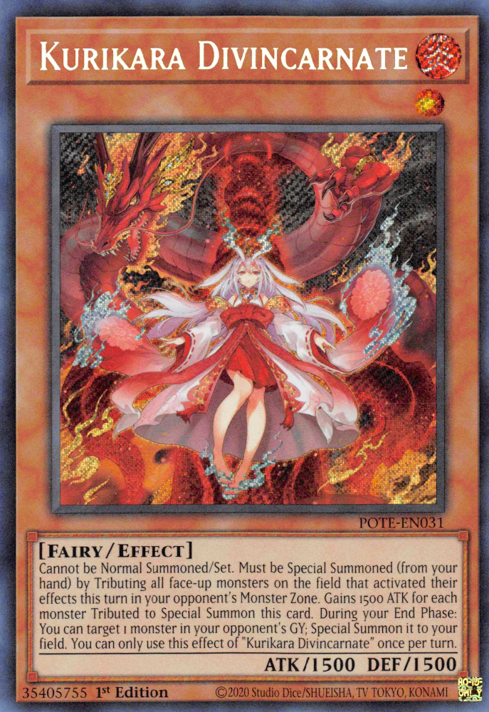 Kurikara Divincarnate [POTE-EN031] Secret Rare | L.A. Mood Comics and Games