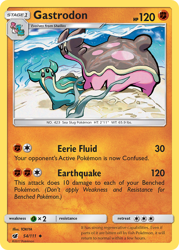 Gastrodon (54/111) [Sun & Moon: Crimson Invasion] | L.A. Mood Comics and Games