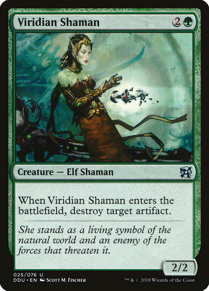 Viridian Shaman [Duel Decks: Elves vs. Inventors] | L.A. Mood Comics and Games