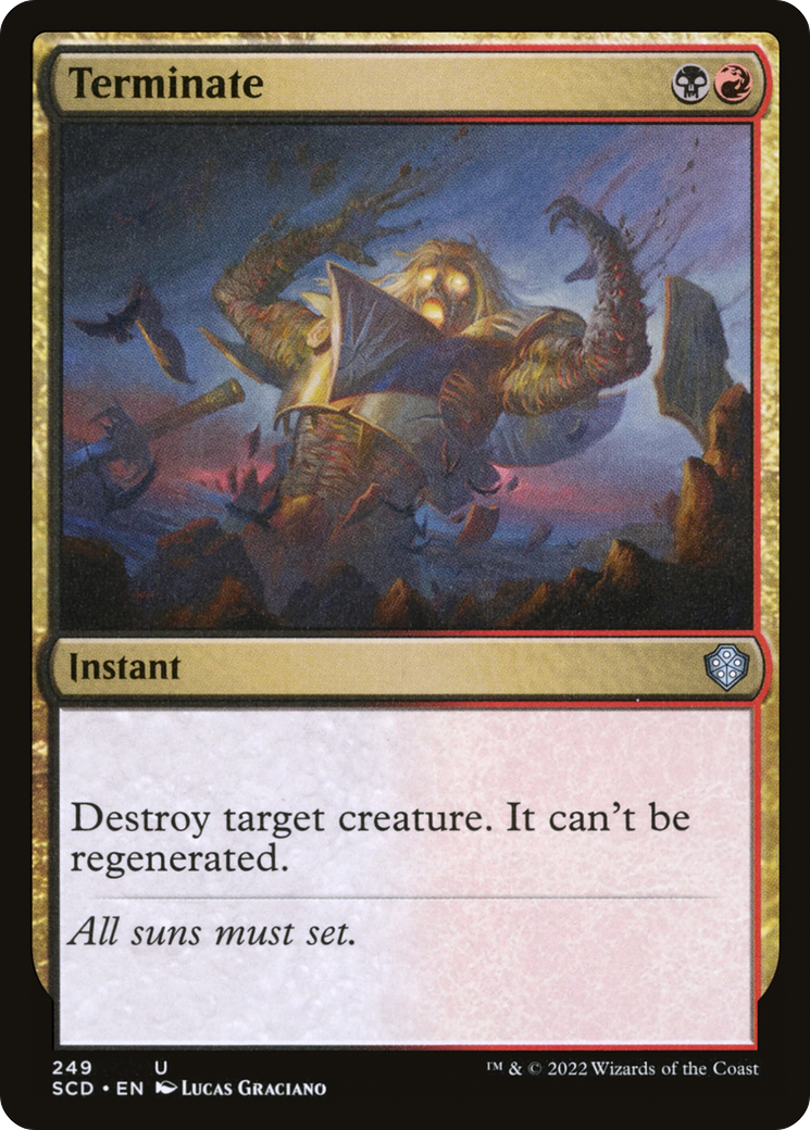 Terminate [Starter Commander Decks] | L.A. Mood Comics and Games