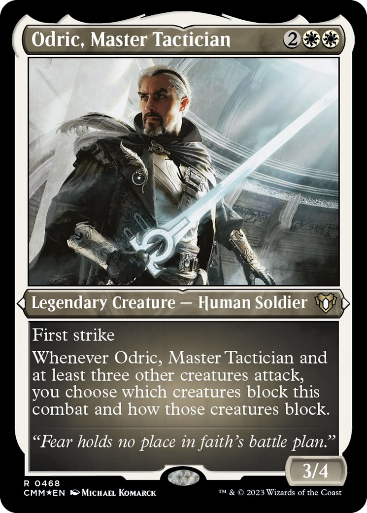 Odric, Master Tactician (Foil Etched) [Commander Masters] | L.A. Mood Comics and Games