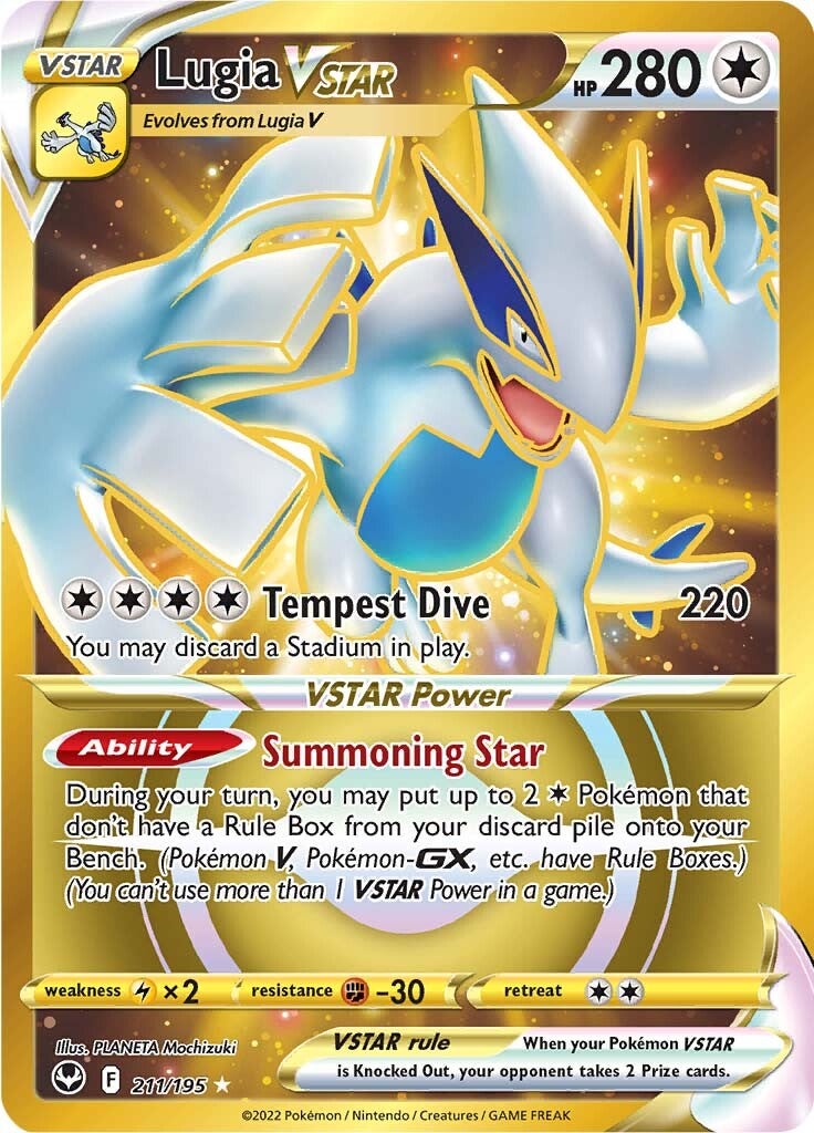 Lugia VSTAR (211/195) [Sword & Shield: Silver Tempest] | L.A. Mood Comics and Games