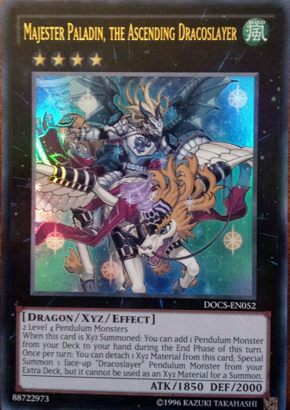 Majester Paladin, the Ascending Dracoslayer [DOCS-EN052] Ultra Rare | L.A. Mood Comics and Games