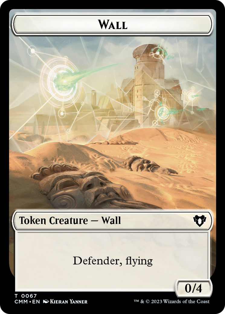 Wall // Kor Ally Double-Sided Token [Commander Masters Tokens] | L.A. Mood Comics and Games