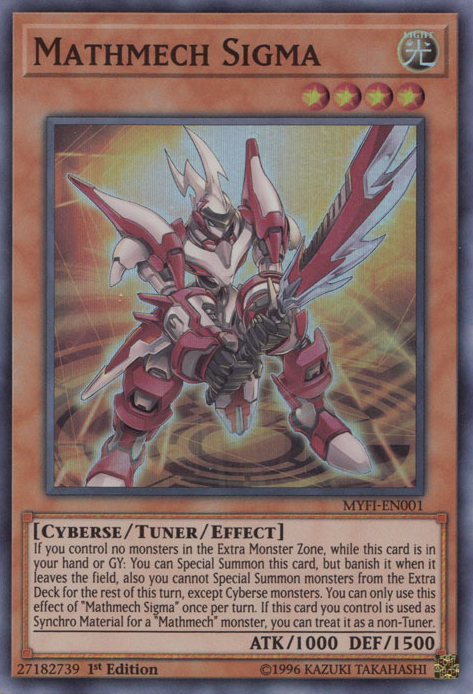 Mathmech Sigma [MYFI-EN001] Super Rare | L.A. Mood Comics and Games