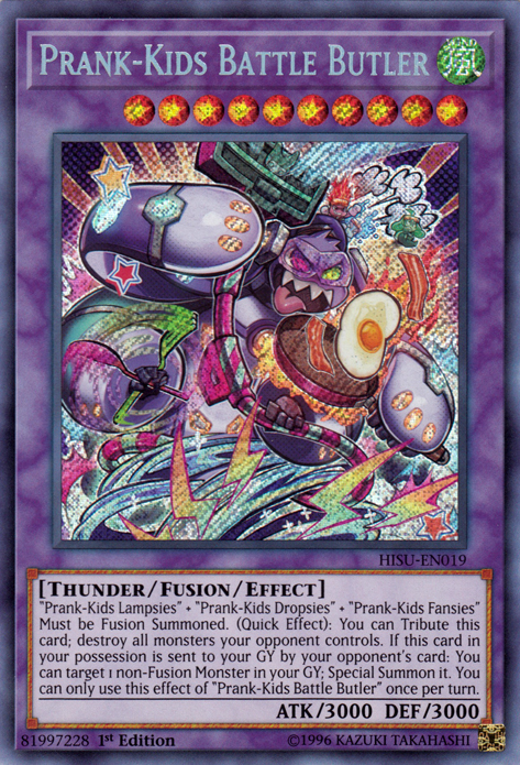 Prank-Kids Battle Butler [HISU-EN019] Secret Rare | L.A. Mood Comics and Games