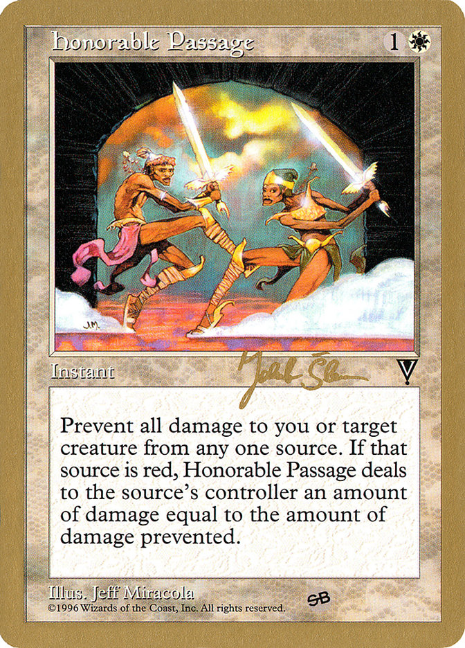 Honorable Passage (Jakub Slemr) (SB) [World Championship Decks 1997] | L.A. Mood Comics and Games