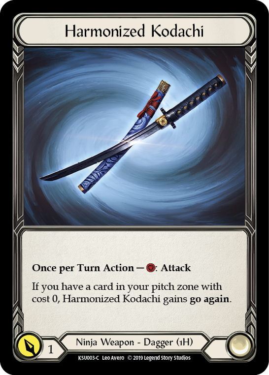 Harmonized Kodachi [KSU003-C] (Katsu Hero Deck)  1st Edition Normal | L.A. Mood Comics and Games