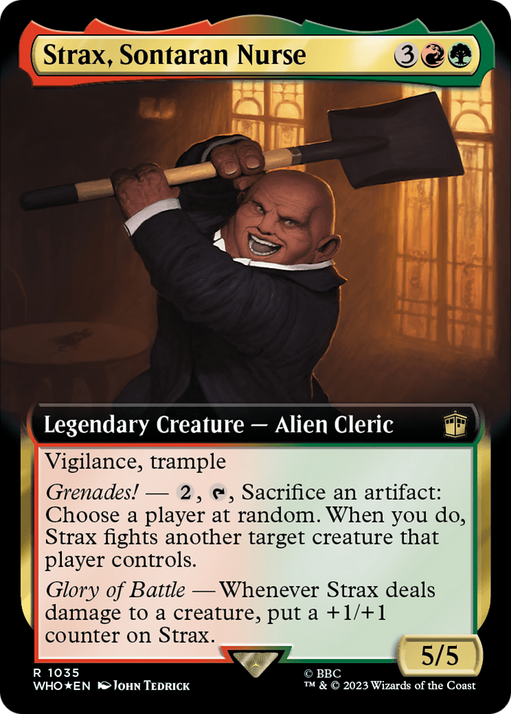 Strax, Sontaran Nurse (Extended Art) (Surge Foil) [Doctor Who] | L.A. Mood Comics and Games
