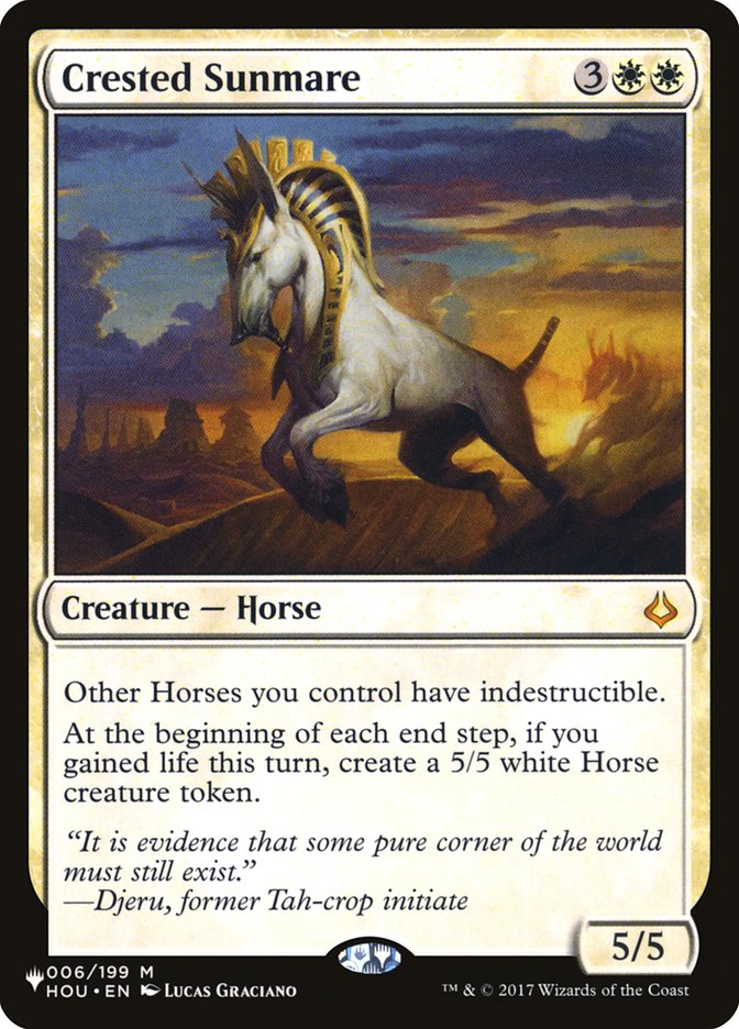 Crested Sunmare [The List] | L.A. Mood Comics and Games