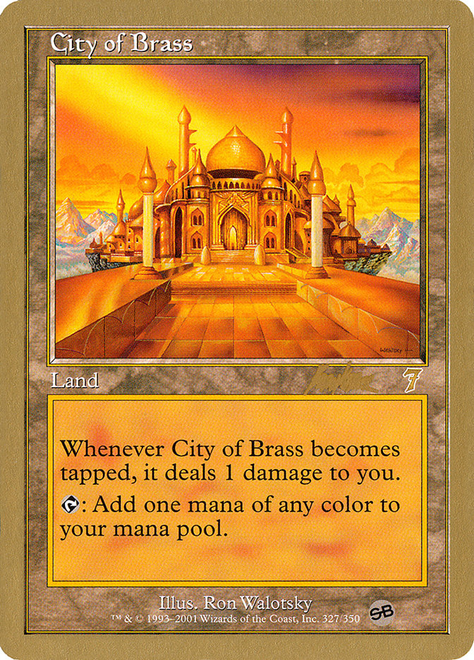 City of Brass (Brian Kibler) (SB) [World Championship Decks 2002] | L.A. Mood Comics and Games