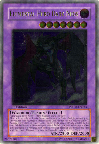 Elemental Hero Dark Neos [POTD-EN033] Ultimate Rare | L.A. Mood Comics and Games