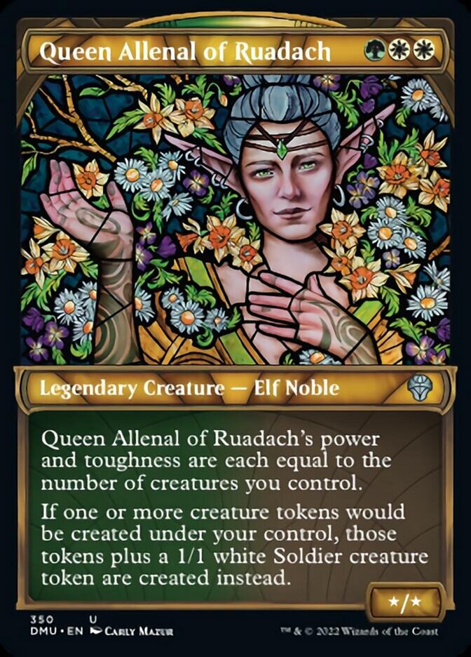 Queen Allenal of Ruadach (Showcase Textured) [Dominaria United] | L.A. Mood Comics and Games