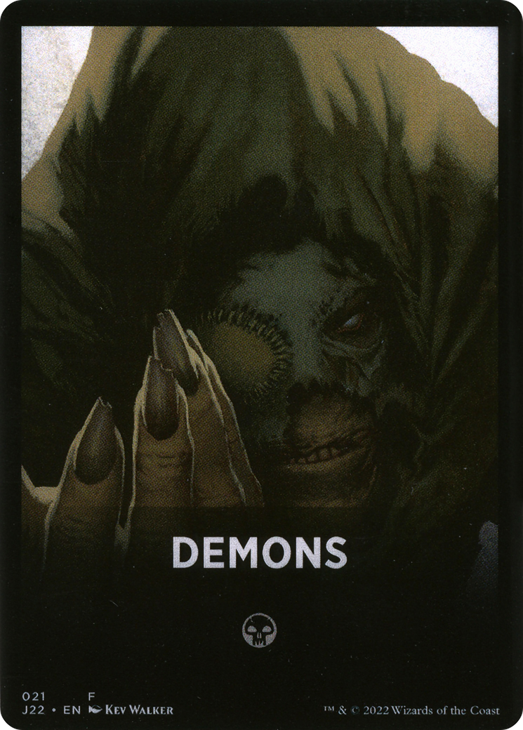Demons Theme Card [Jumpstart 2022 Front Cards] | L.A. Mood Comics and Games