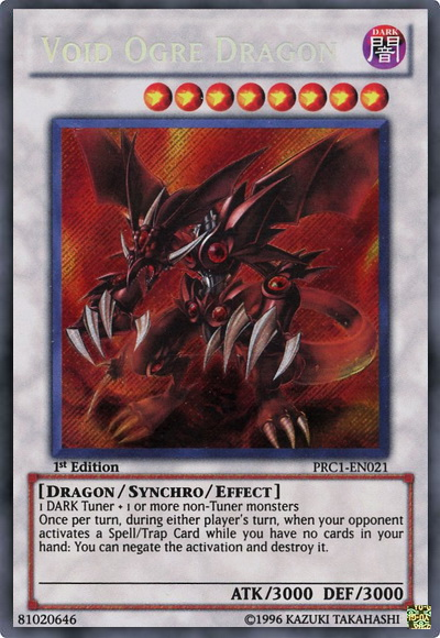 Void Ogre Dragon [PRC1-EN021] Secret Rare | L.A. Mood Comics and Games