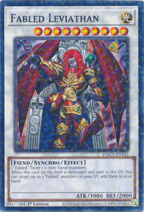 Fabled Leviathan (Duel Terminal) [HAC1-EN145] Common | L.A. Mood Comics and Games