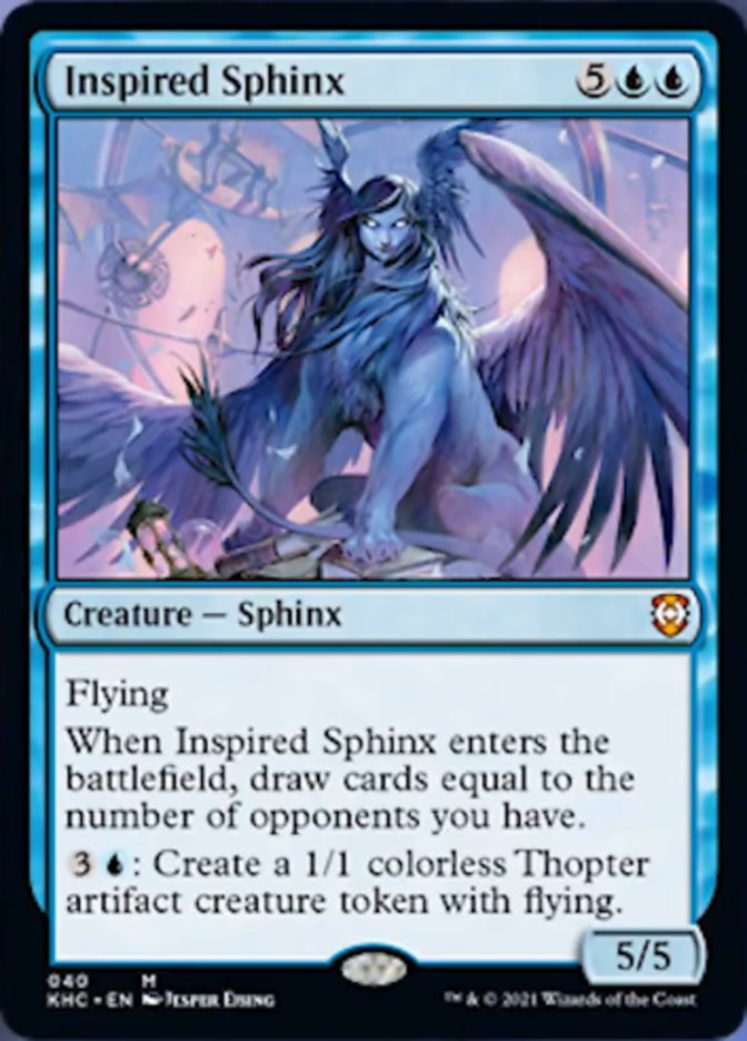 Inspired Sphinx [Kaldheim Commander] | L.A. Mood Comics and Games
