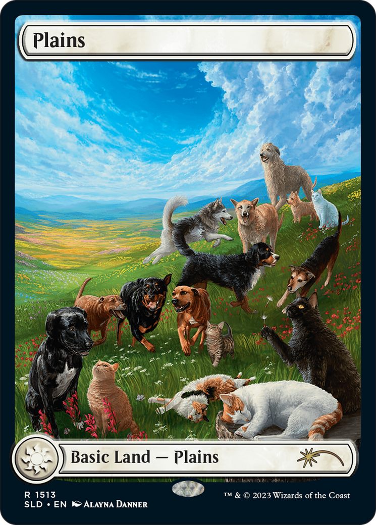 Plains (1513) [Secret Lair Commander Deck: Raining Cats and Dogs] | L.A. Mood Comics and Games