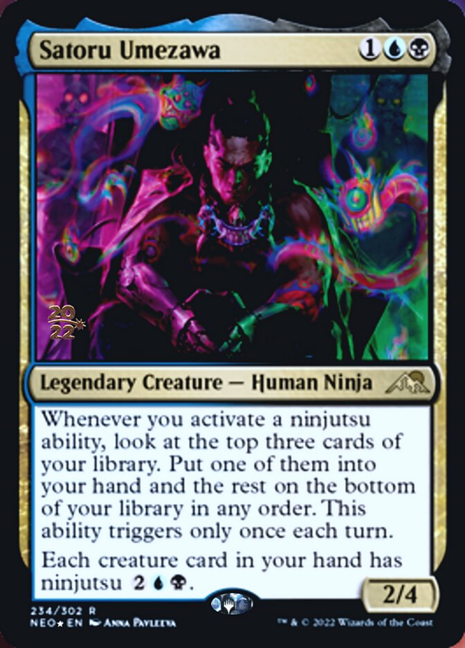 Satoru Umezawa [Kamigawa: Neon Dynasty Prerelease Promos] | L.A. Mood Comics and Games