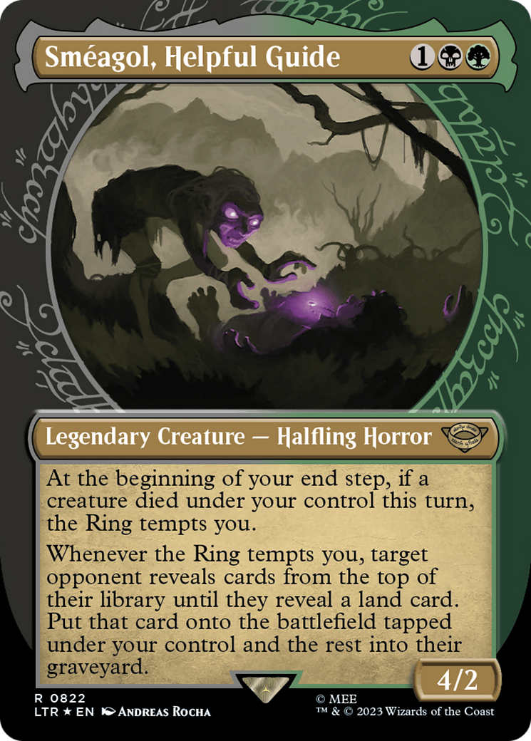Smeagol, Helpful Guide (Showcase) (Surge Foil) [The Lord of the Rings: Tales of Middle-Earth] | L.A. Mood Comics and Games