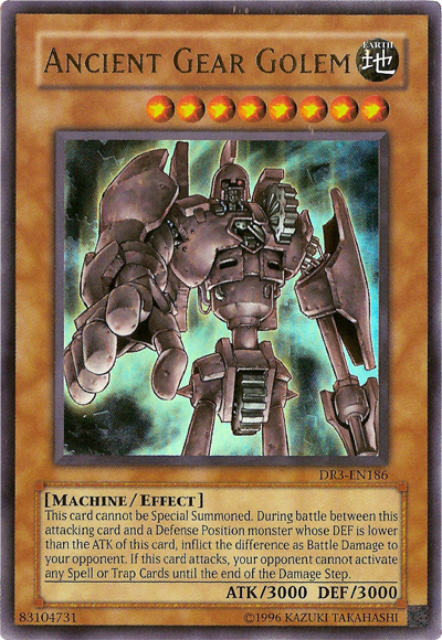 Ancient Gear Golem [DR3-EN186] Ultra Rare | L.A. Mood Comics and Games