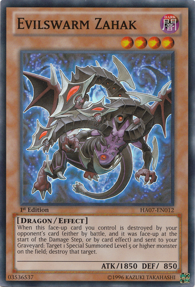 Evilswarm Zahak [HA07-EN012] Super Rare | L.A. Mood Comics and Games