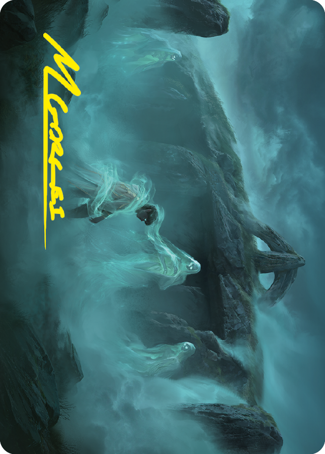 Fog on the Barrow-Downs Art Card (Gold-Stamped Signature) [The Lord of the Rings: Tales of Middle-earth Art Series] | L.A. Mood Comics and Games