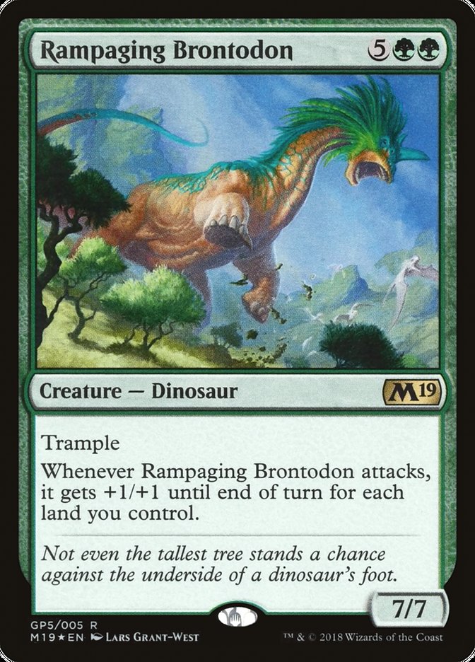 Rampaging Brontodon [Magic 2019 Gift Pack] | L.A. Mood Comics and Games