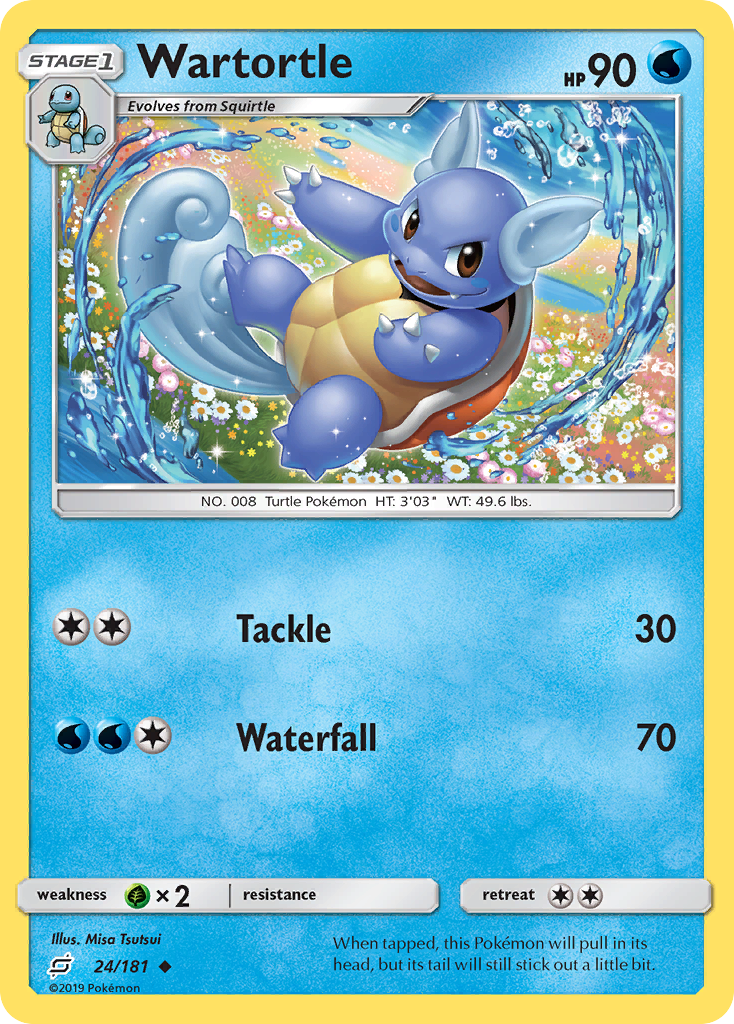 Wartortle (24/181) [Sun & Moon: Team Up] | L.A. Mood Comics and Games