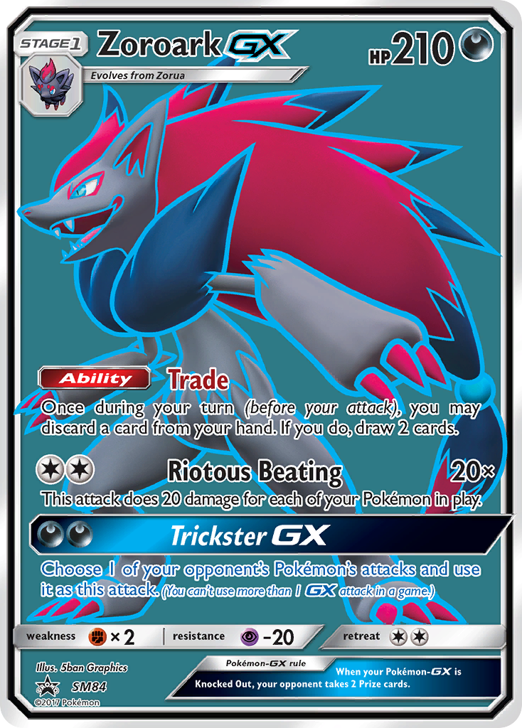 Zoroark GX (SM84) [Sun & Moon: Black Star Promos] | L.A. Mood Comics and Games