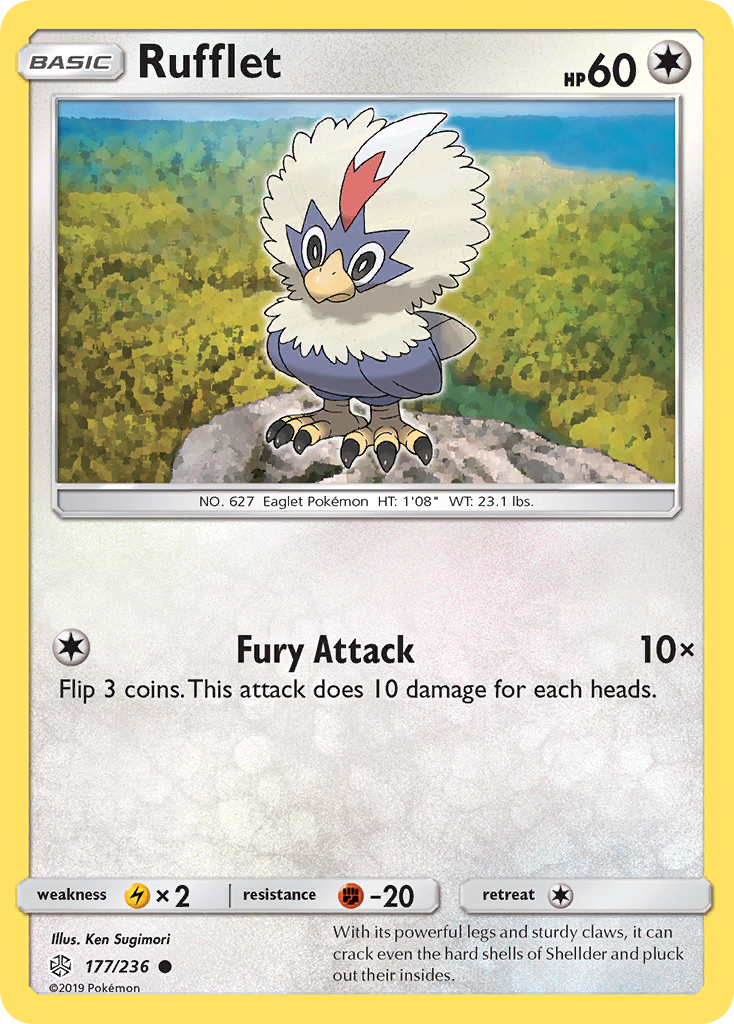 Rufflet (177/236) [Sun & Moon: Cosmic Eclipse] | L.A. Mood Comics and Games