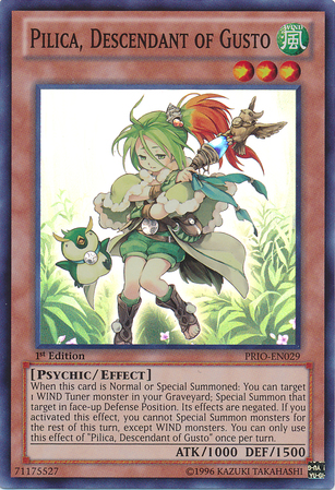 Pilica, Descendant of Gusto [PRIO-EN029] Super Rare | L.A. Mood Comics and Games