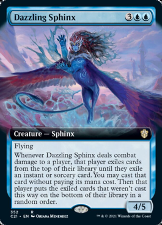 Dazzling Sphinx (Extended Art) [Commander 2021] | L.A. Mood Comics and Games