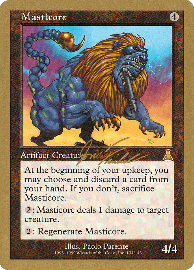 Masticore (Jon Finkel) [World Championship Decks 2000] | L.A. Mood Comics and Games