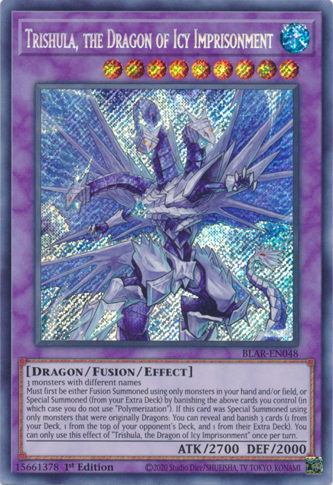 Trishula, the Dragon of Icy Imprisonment [BLAR-EN048] Secret Rare | L.A. Mood Comics and Games