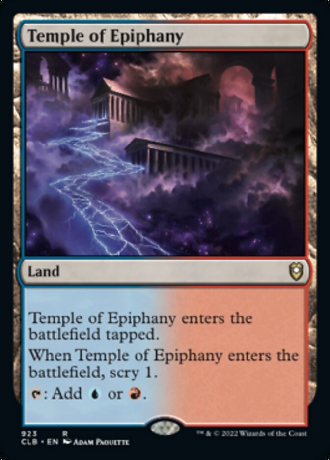 Temple of Epiphany [Commander Legends: Battle for Baldur's Gate] | L.A. Mood Comics and Games