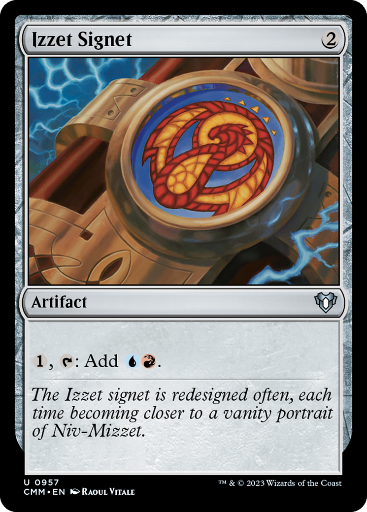 Izzet Signet [Commander Masters] | L.A. Mood Comics and Games