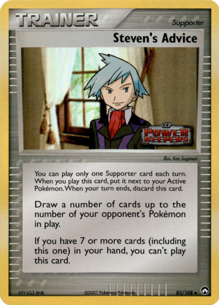 Steven's Advice (83/108) (Stamped) [EX: Power Keepers] | L.A. Mood Comics and Games