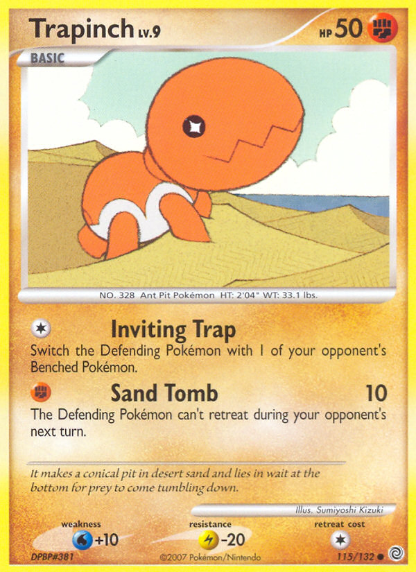 Trapinch (115/132) [Diamond & Pearl: Secret Wonders] | L.A. Mood Comics and Games