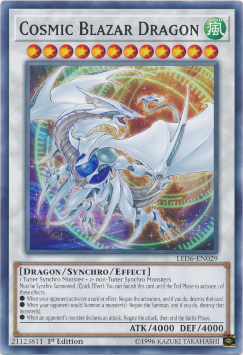 Cosmic Blazar Dragon [LED6-EN029] Common | L.A. Mood Comics and Games