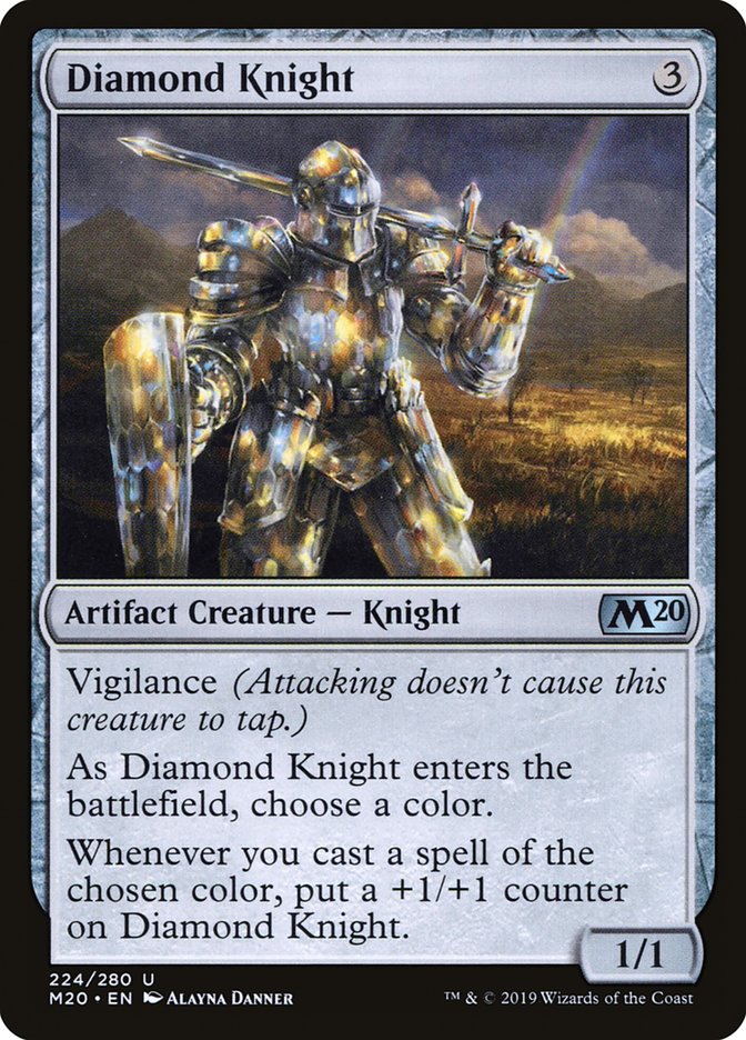 Diamond Knight [Core Set 2020] | L.A. Mood Comics and Games