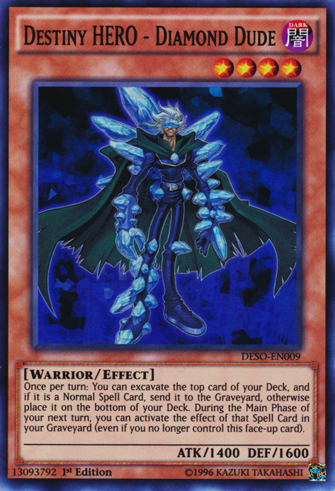 Destiny HERO - Diamond Dude [DESO-EN009] Super Rare | L.A. Mood Comics and Games